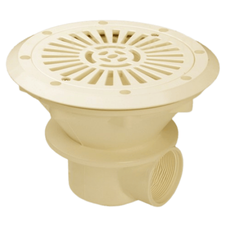 Bonde de fond 210 avec grille ABS plate